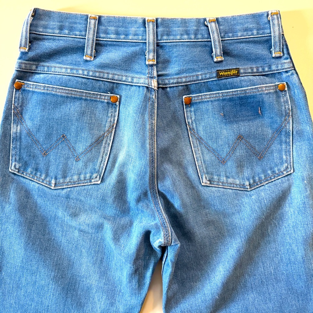 Vintage 912 Wrangler Blue Jeans Circa 1970s